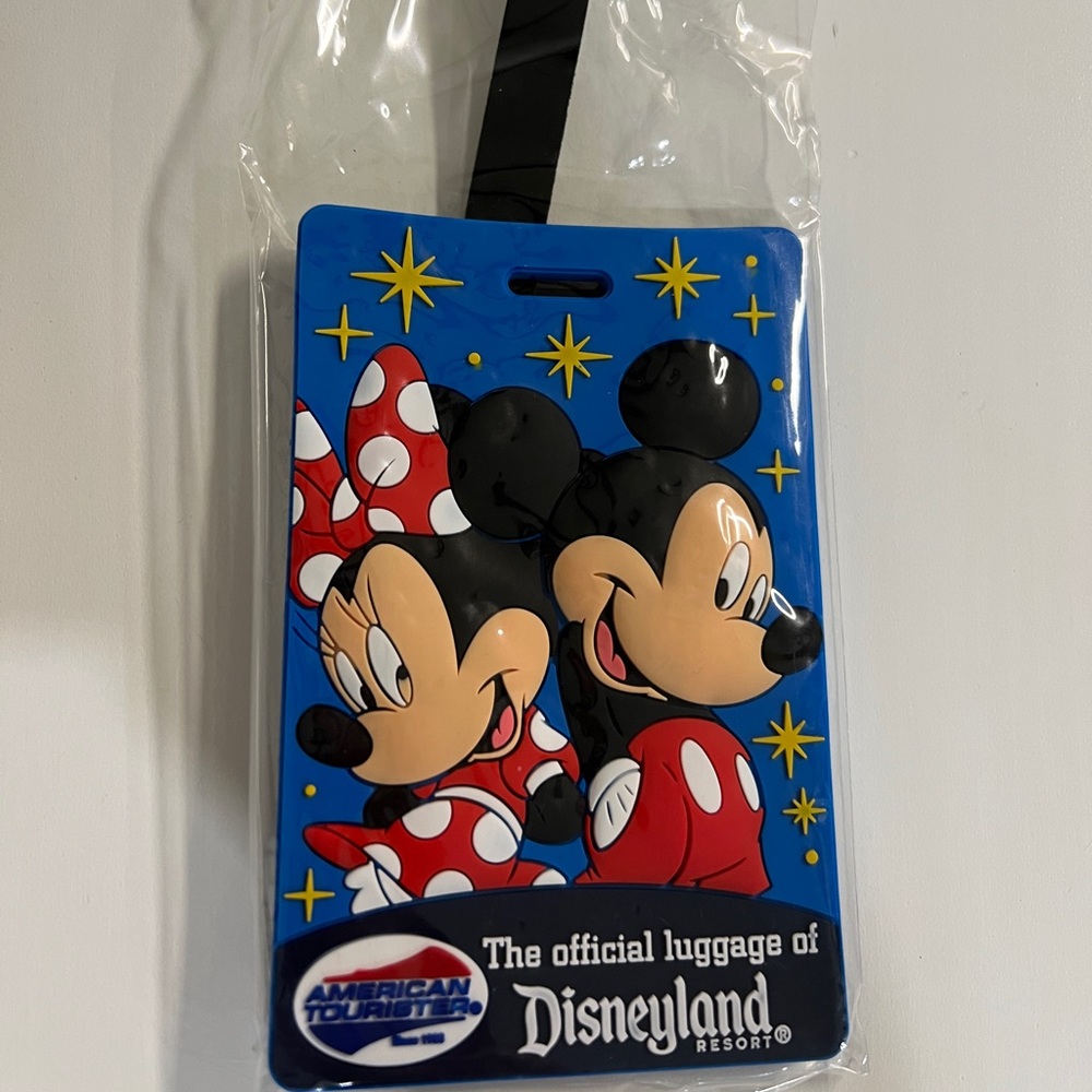 Mickey and Minnie luggage tag